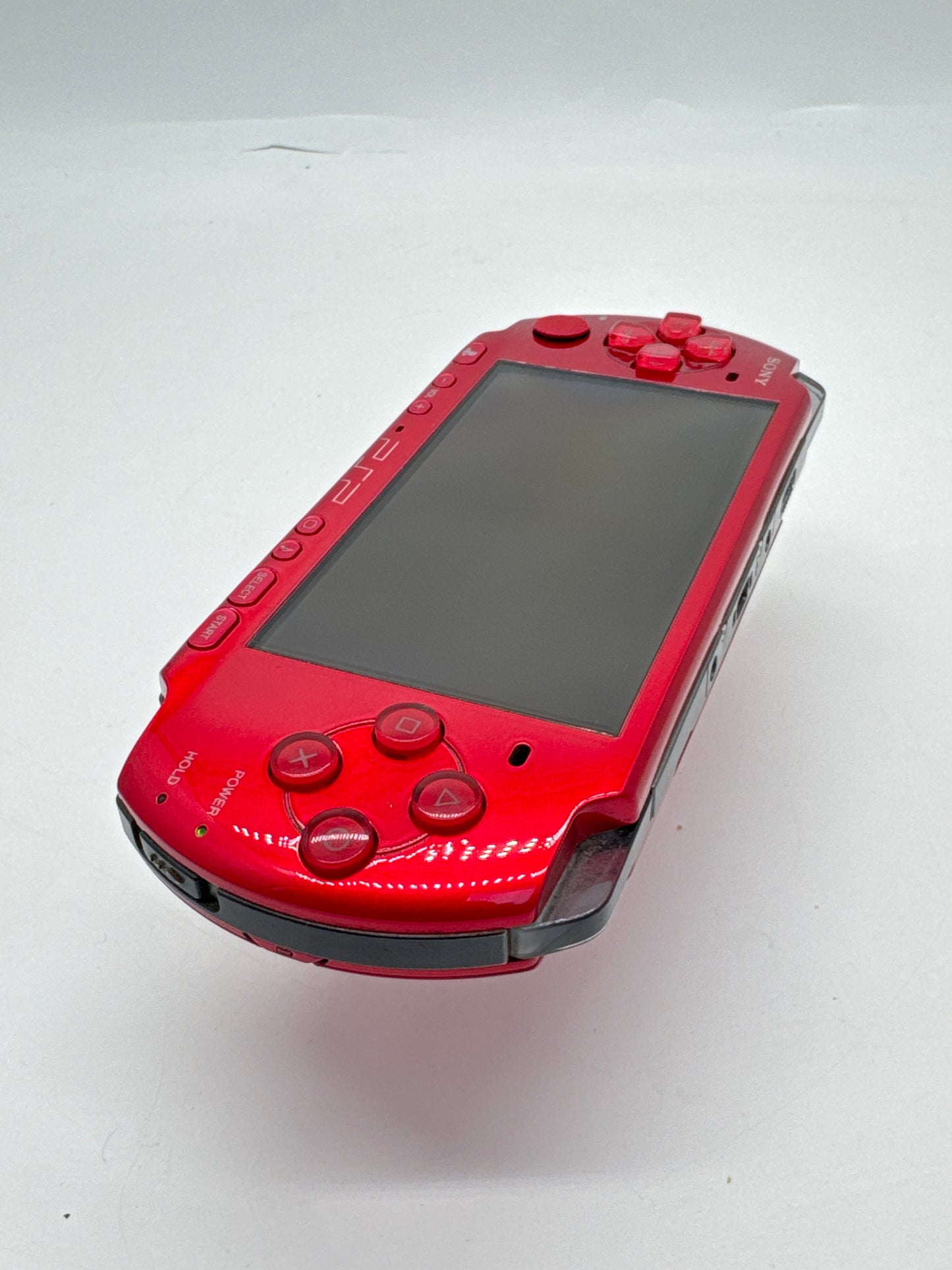 Sony PSP-3000 Red Console #440 w/ 1200mAh Battery