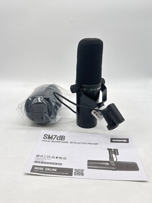 Shure SM7dB Dynamic Cardioid Vocal Microphone