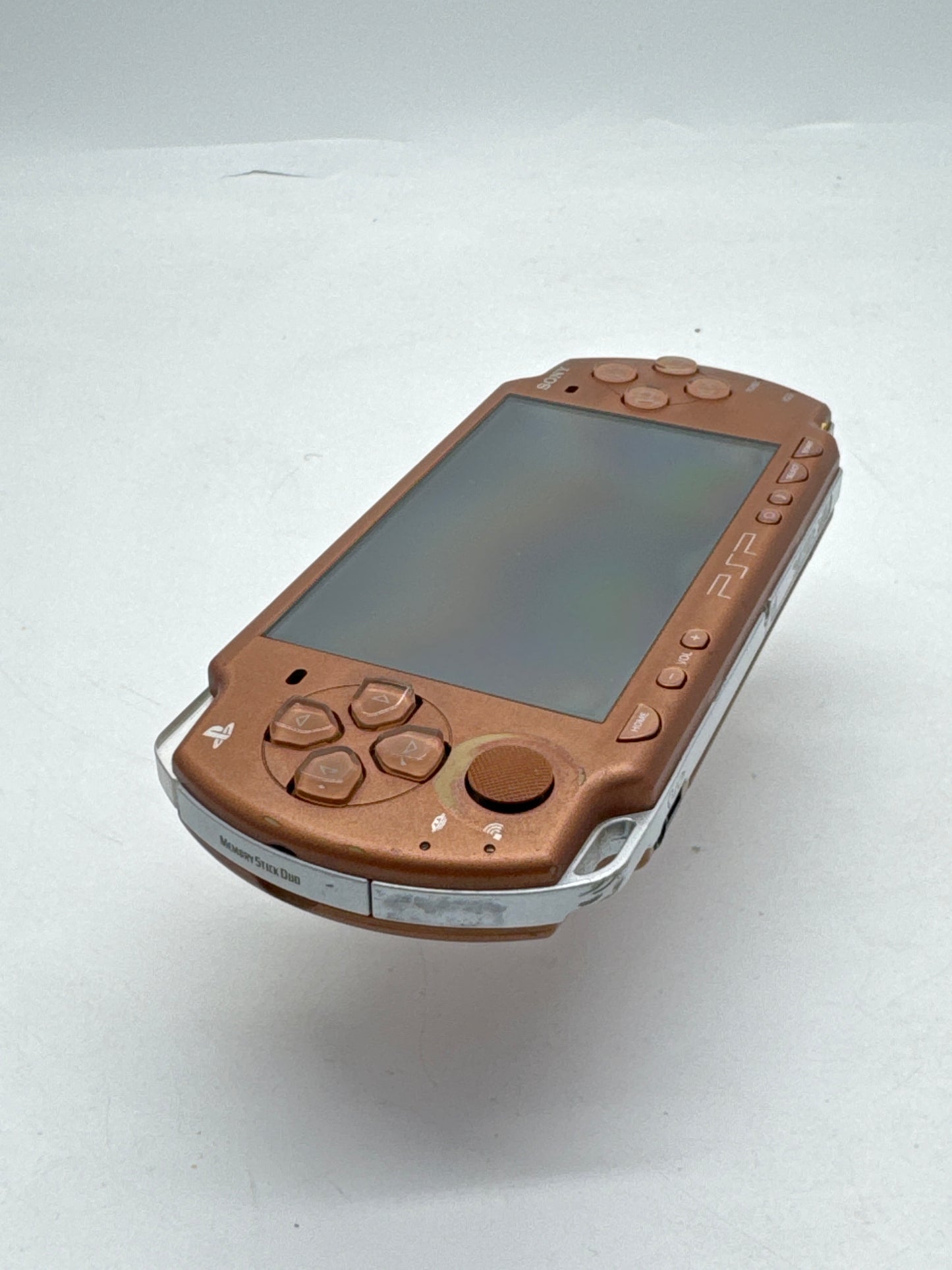 Sony PlayStation Portable PSP-2000 Matte Bronze Console #379 w/2400mAh Battery