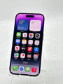 Unlocked Apple iPhone 14 Pro A2650 128GB Deep Purple 80% BH - Cracked Back - image 1