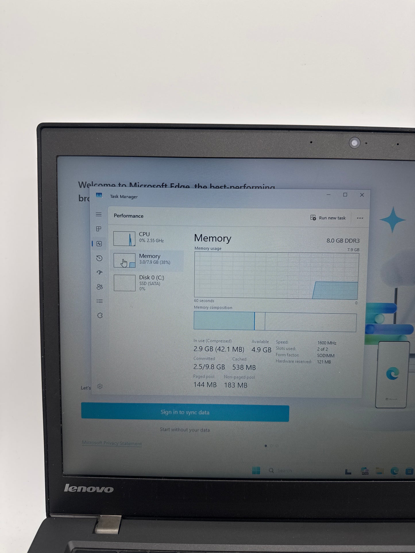 Lenovo ThinkPad T450s 8GB RAM 256GB SSD Intel i5-5300U Laptop #51 READ