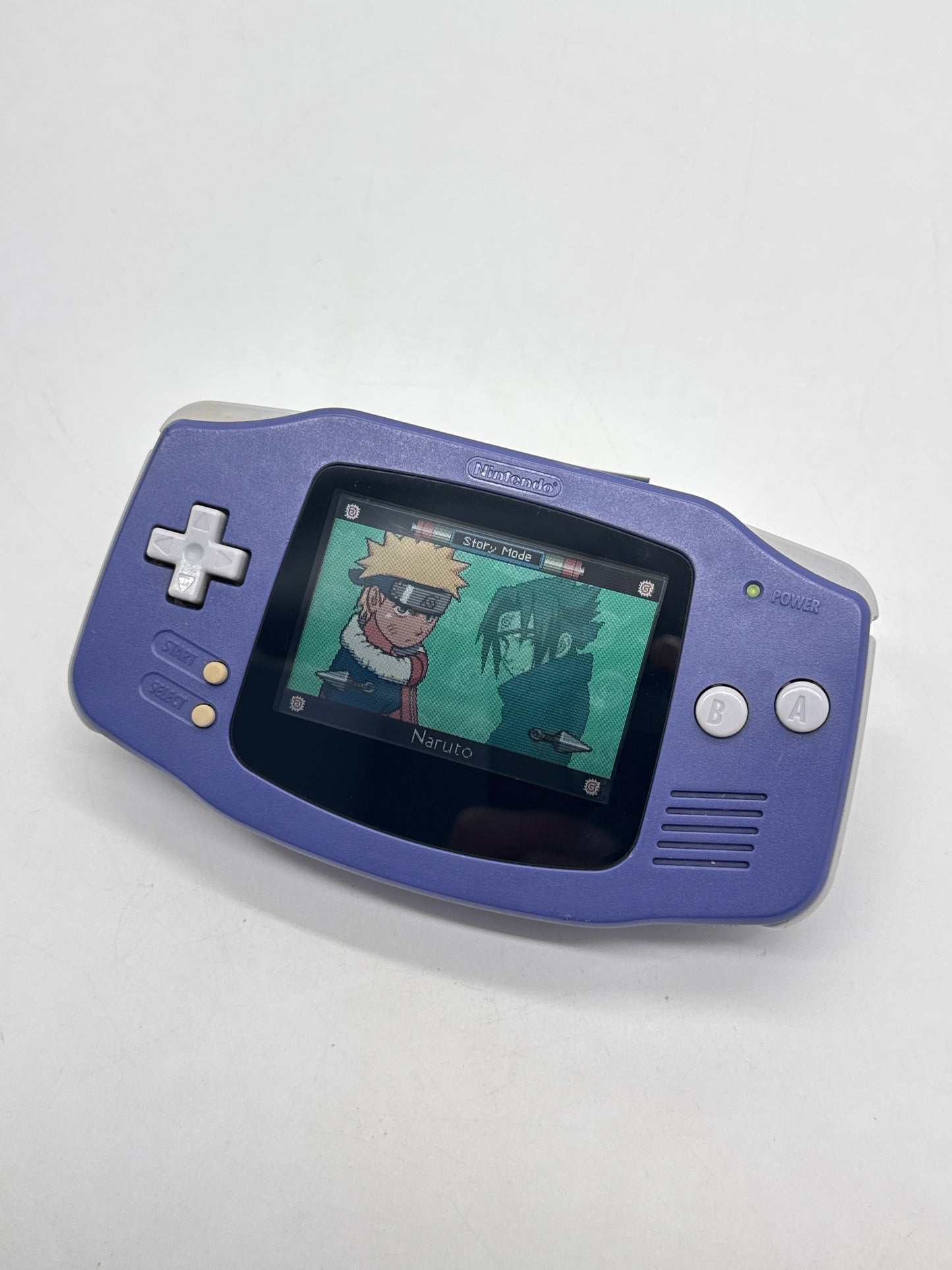 Nintendo Game Boy Advance AGB-001 Purple Console #8 Aftermarket Lens or/and Shell
