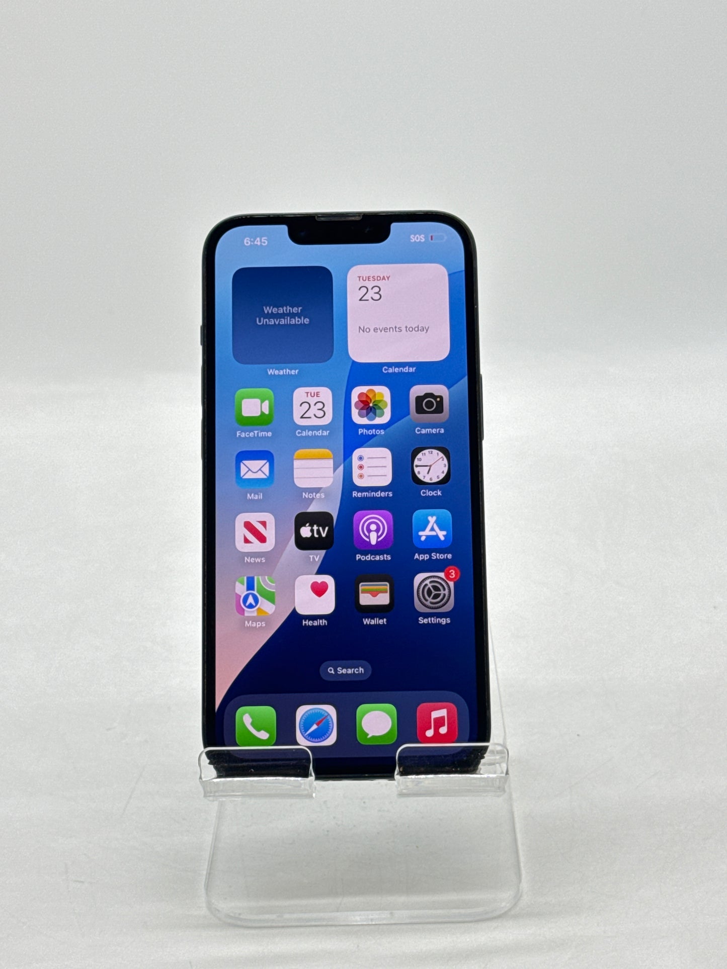 Unlocked Apple iPhone 14 A2649 128GB Midnight 87% Battery Health