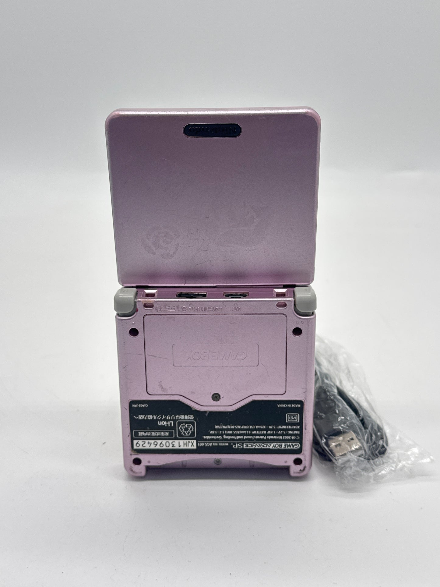 Nintendo Game Boy Advance SP AGS-001 Pink Console #654 w/ Charger
