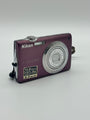 Nikon Coolpix S3000 Digital Camera Purple - Lens error For Parts - image 4
