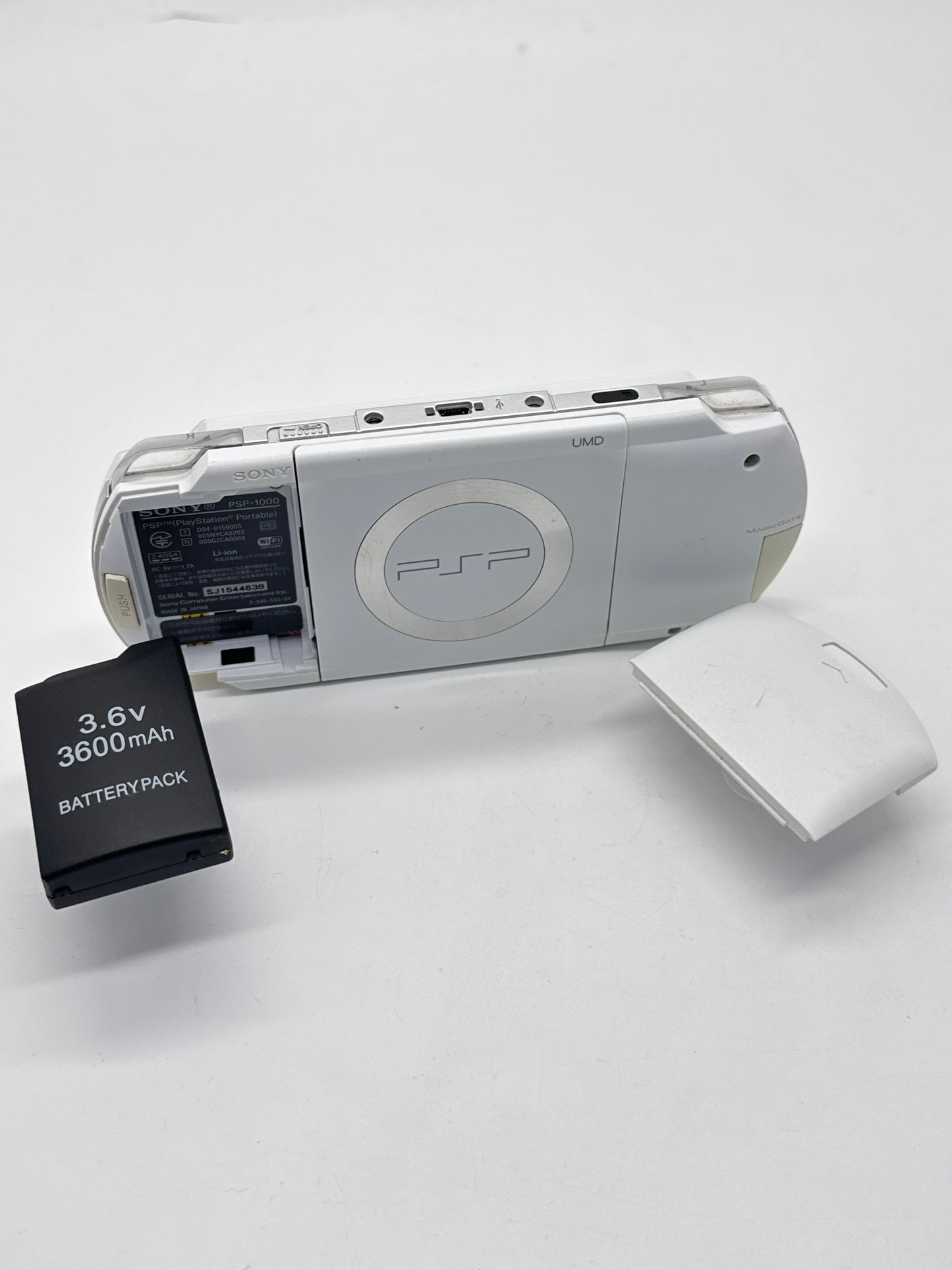 Sony PlayStation Portable PSP-1000 Pearl White Console #62 w/ Charger