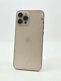 Unlocked Apple iPhone 12 Pro Max A2342 128GB Gold - Cracked Read! image 1