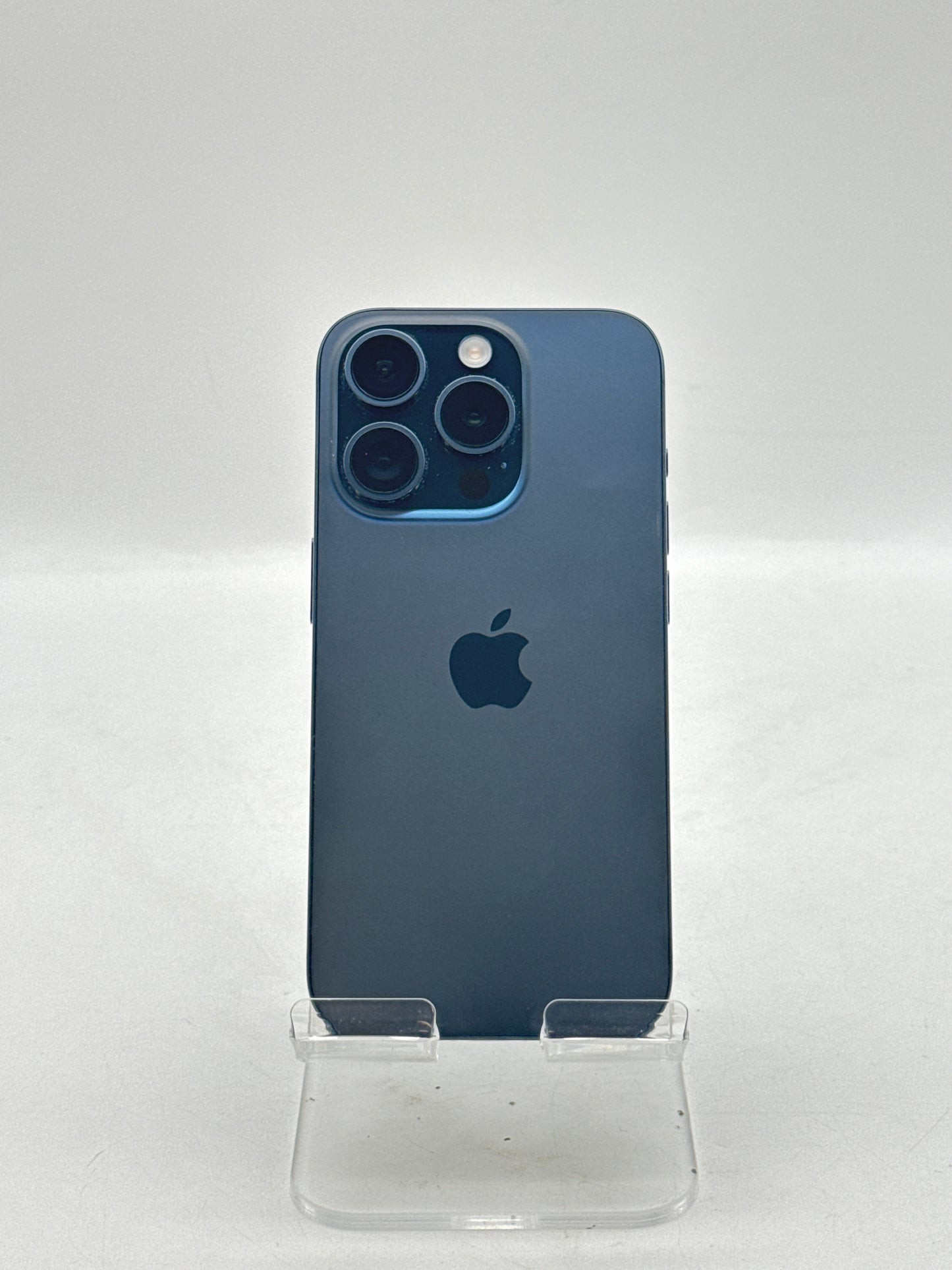 AT&T Apple iPhone 15 Pro A2848 256GB Blue Titanium 88% Battery - Cracked Screen