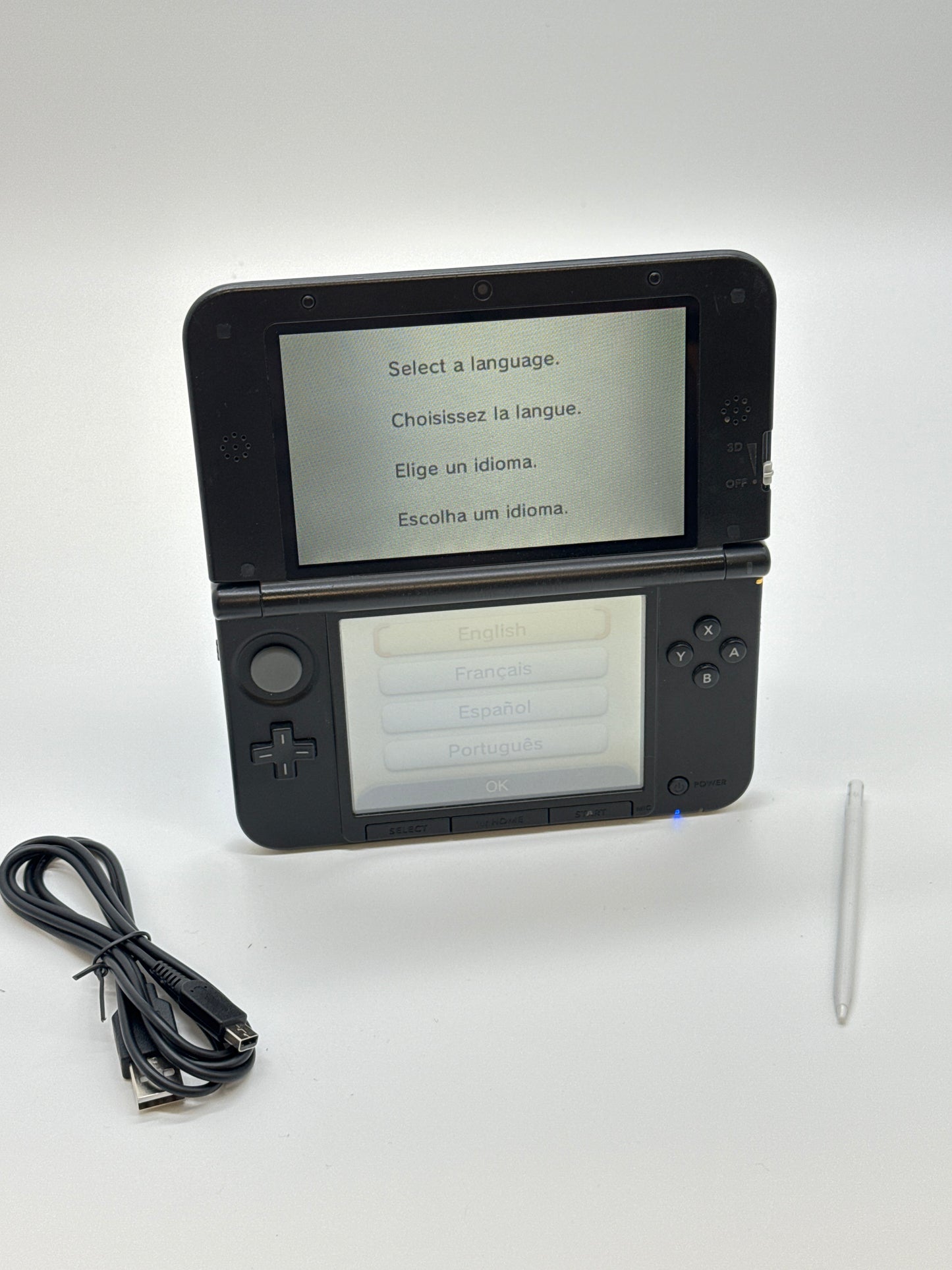 Nintendo 3DS XL LL SPR-001(JPN) Metallic Blue Console #32