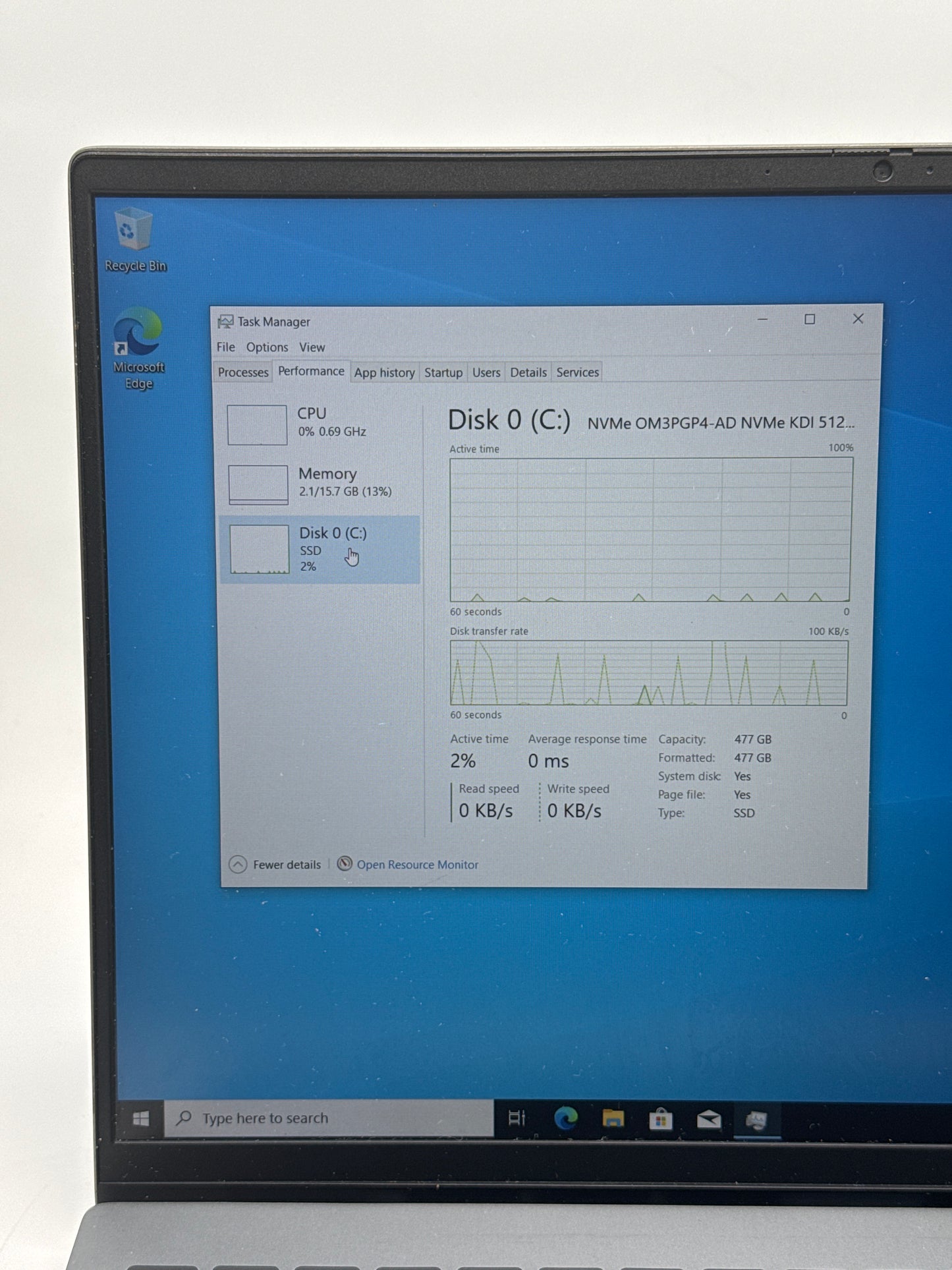 Dell Latitude 5520 Core i7-1260P 512GB 16GB RAM - Used