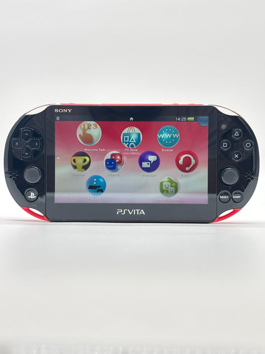 Sony PS Vita Pink Black Sony PlayStation PCH-2000 Handheld Console w/ Charger