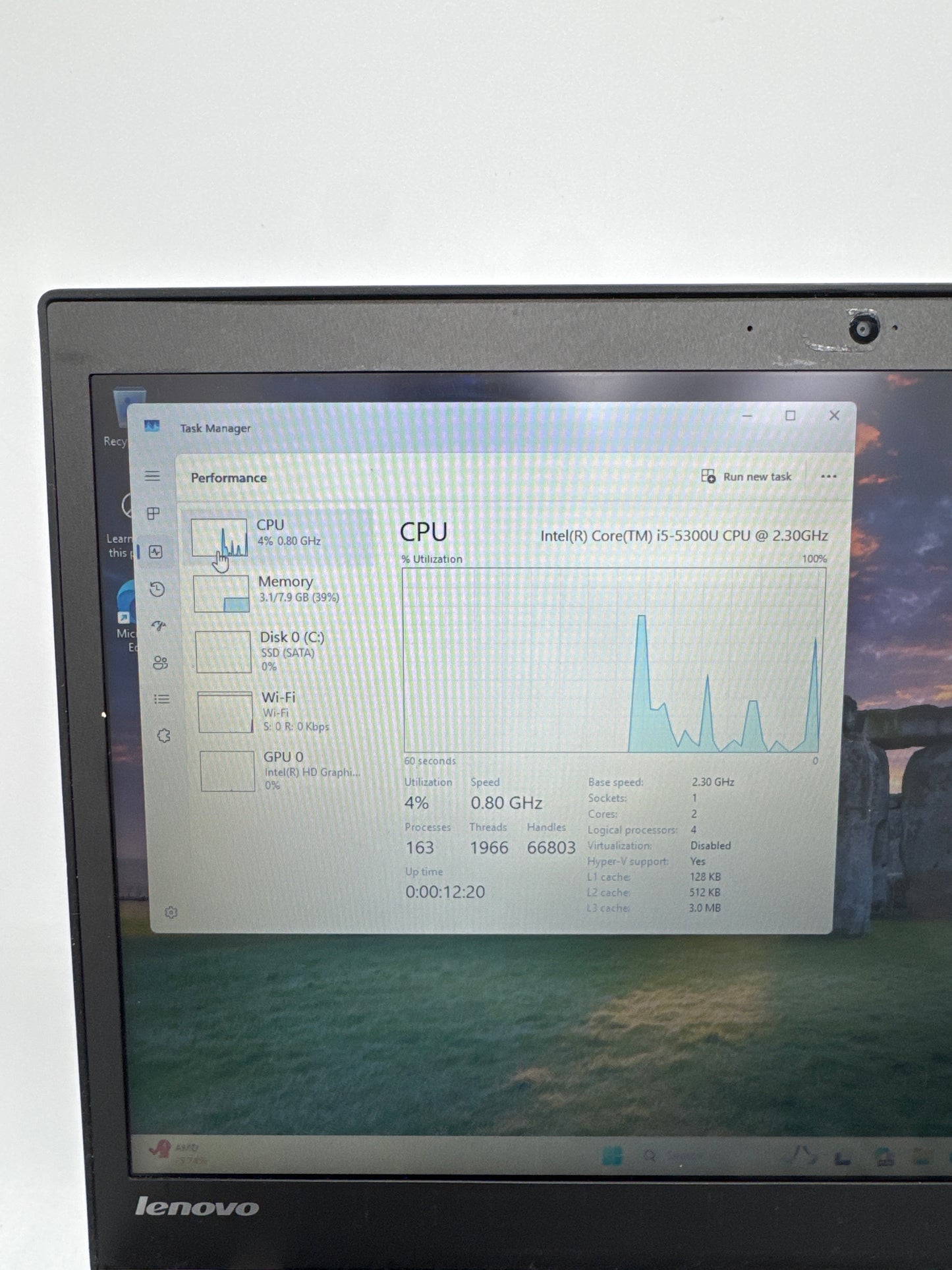 Lenovo ThinkPad T450s 8GB RAM 256GB SSD Intel i5-5300U Laptop #50 READ