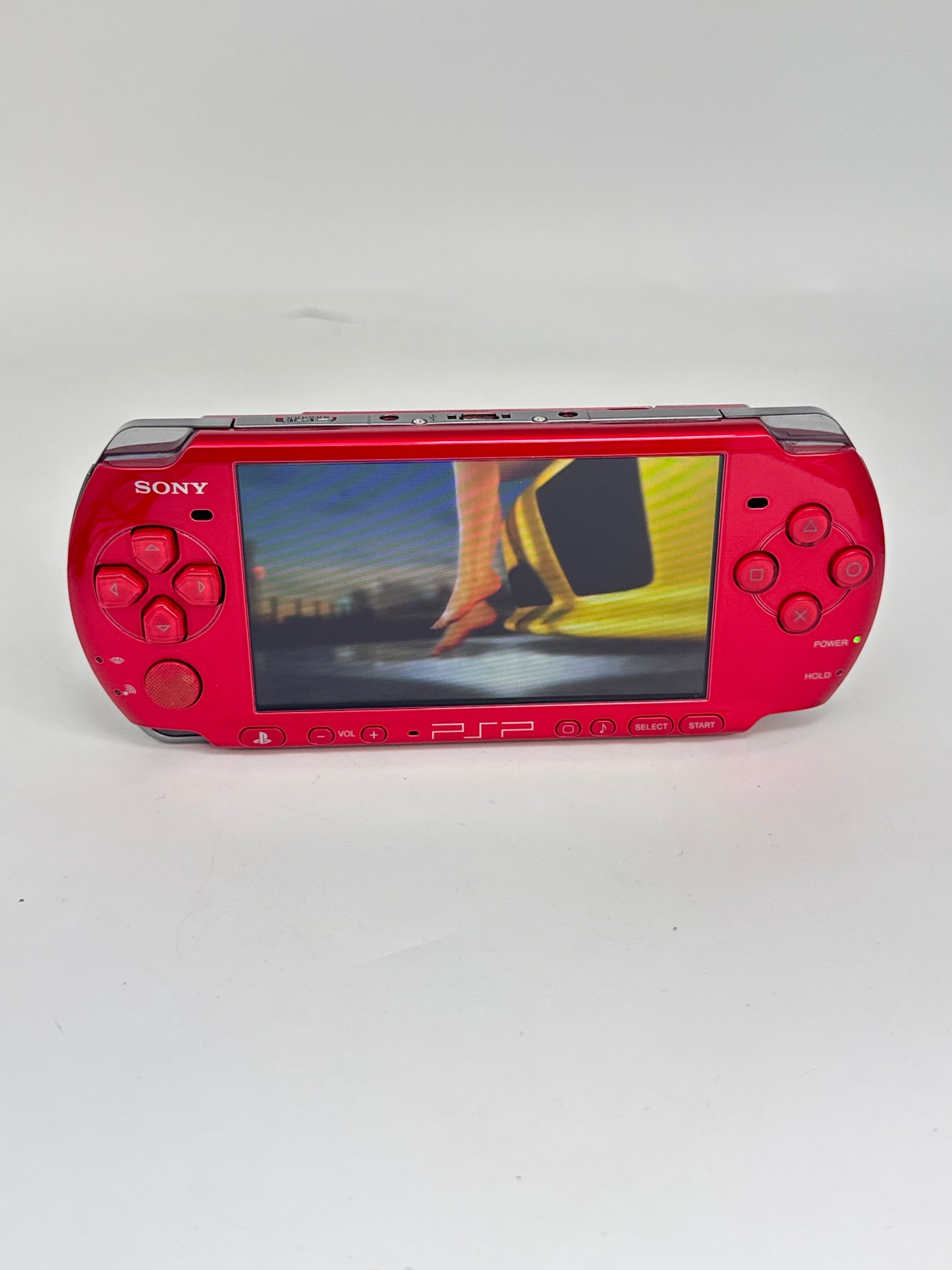 Sony PSP-3000 Red Console #439 w/ 1200mAh Battery