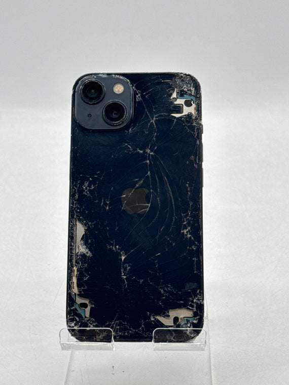 AT&T Apple iPhone 13 A2482 256GB Midnight - Cracked Read!