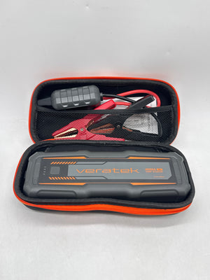 Veratek V10 Pro 4000A Car Battery Jump Starter Portable 10.0L Gas 8.0L Diesel 1-20 Starts