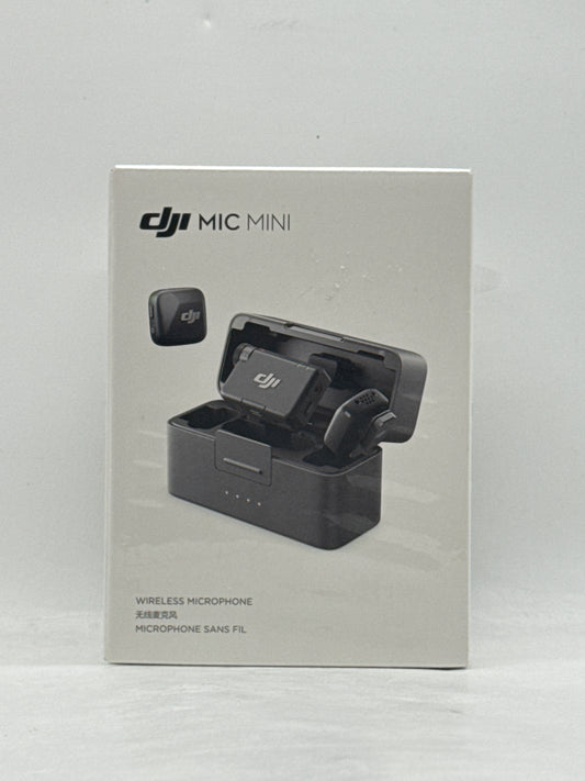 New DJI Mic Mini Wireless Omnidirectional Mic System (2 TX, 1 RX, Charging Case)