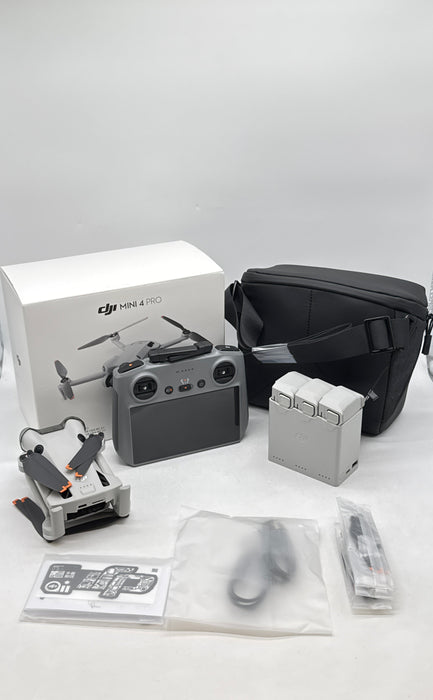 DJI Mini 4 Pro Fly More Combo Camera Drone with RC 2 Remote