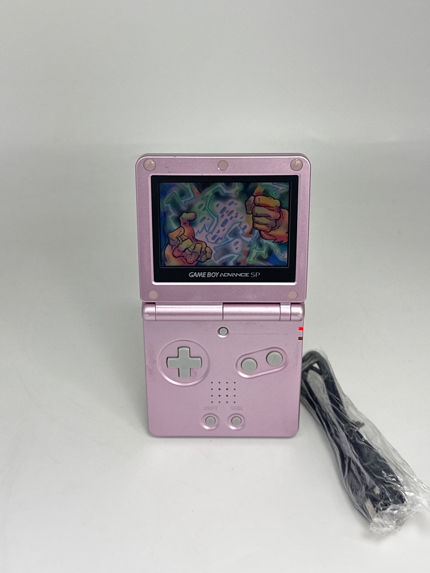 Nintendo Game Boy Advance SP AGS-001 Pink Console #657 w/ Charger