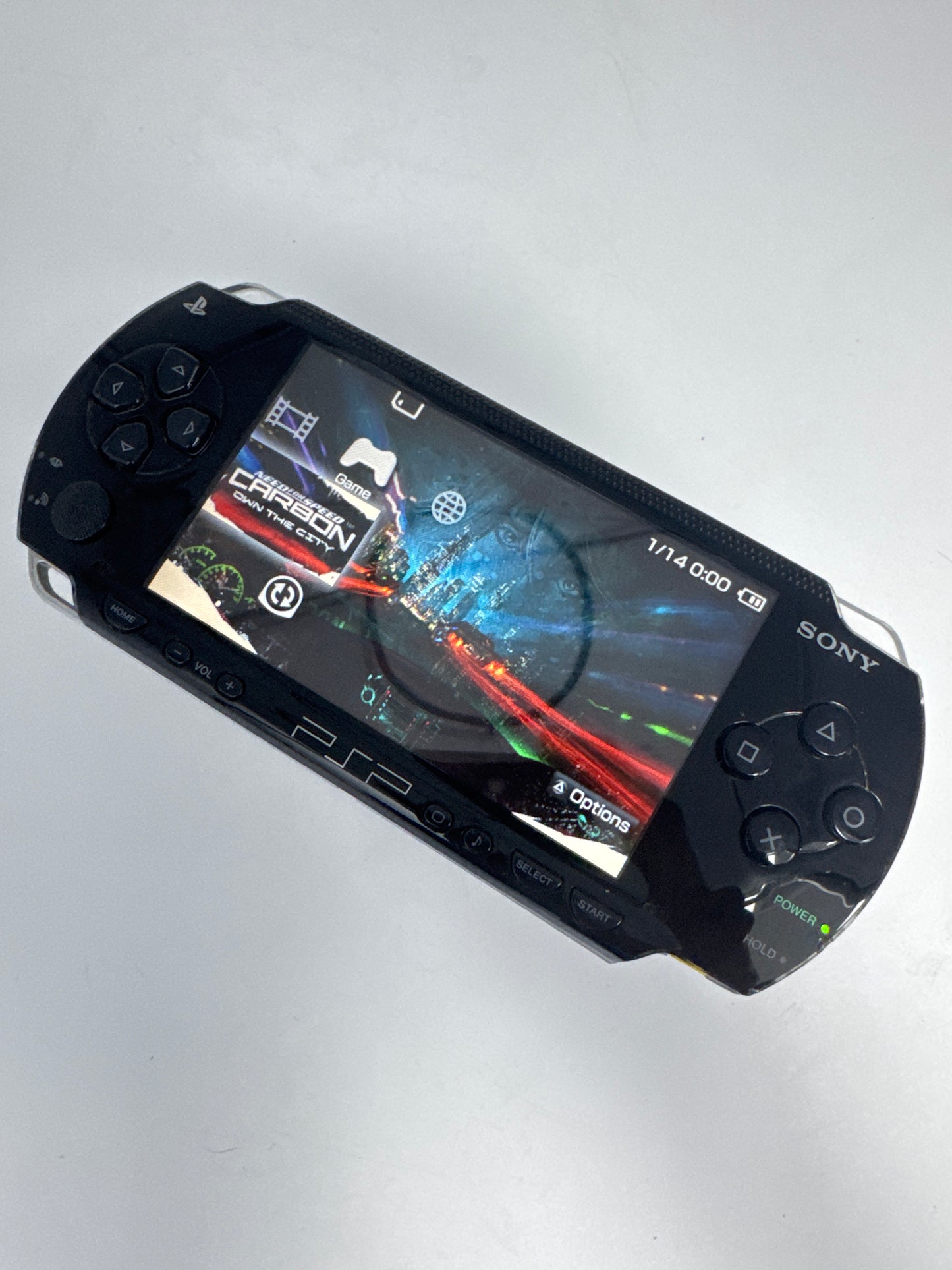 Sony PSP-1000 Piano Black Console #76 w/3600mAh Battery & No Charger