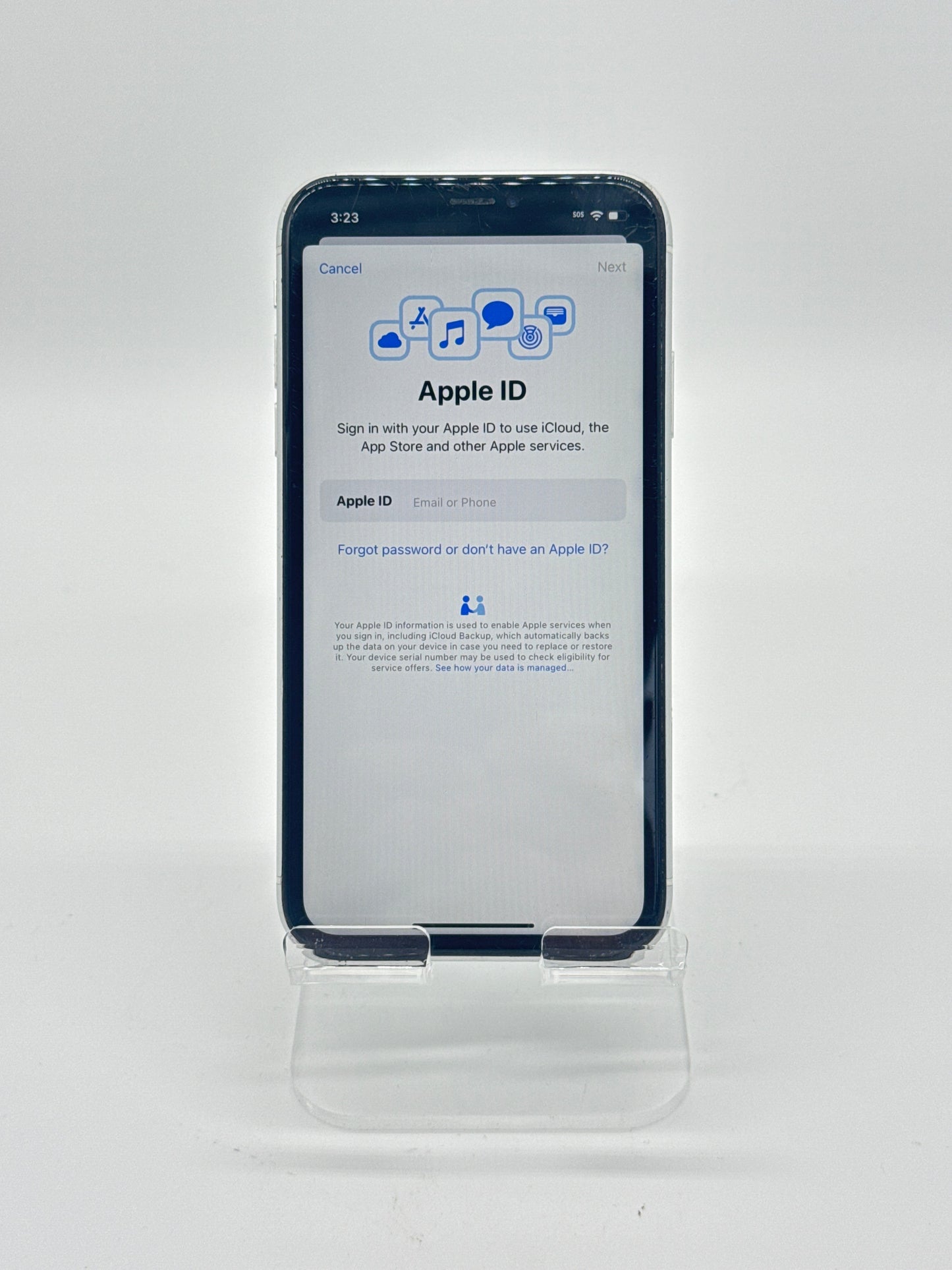 Unlocked Apple iPhone XR - 64GB -  Bad Digitizer Face ID Issue Cracked Back