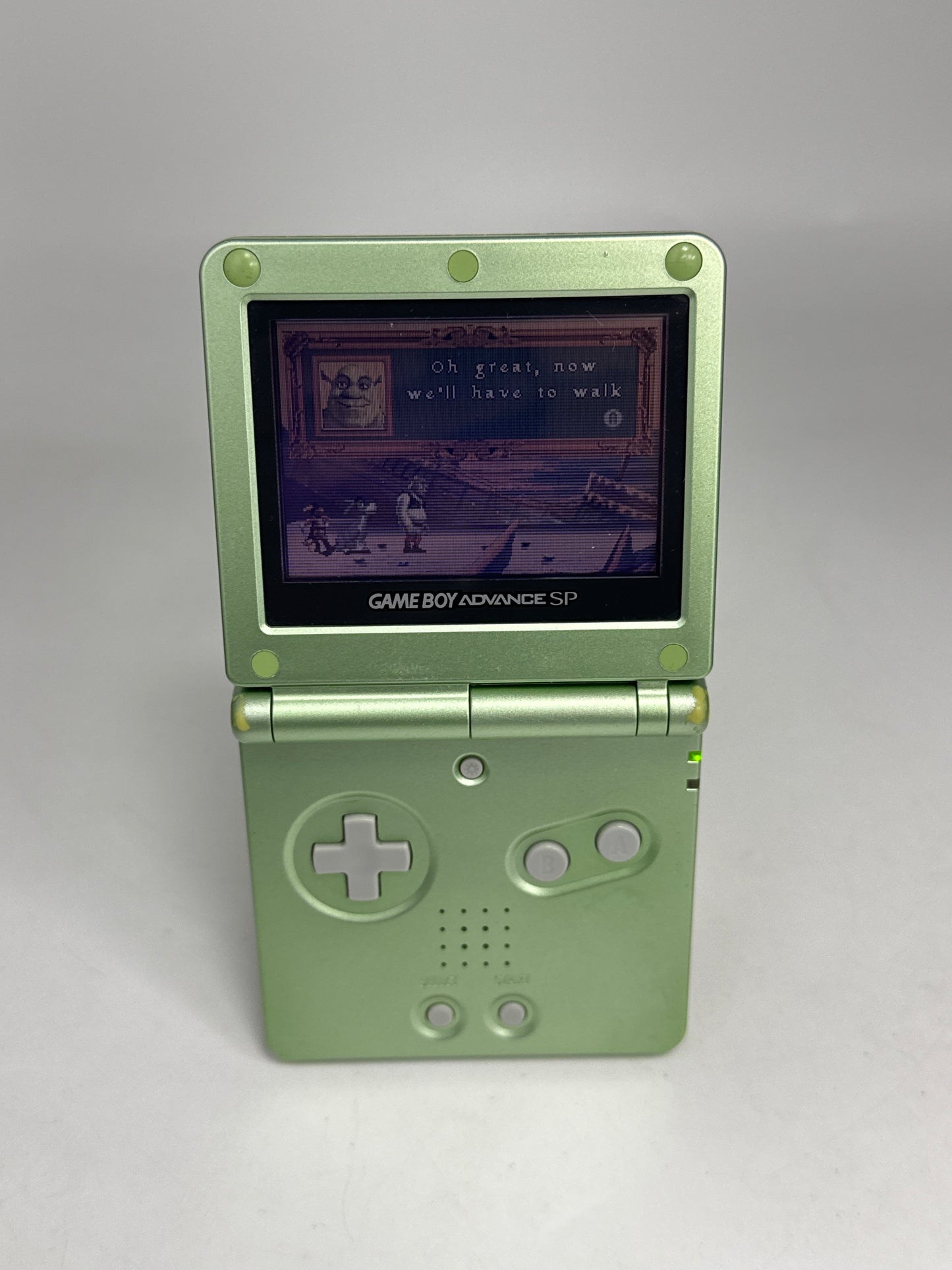 Nintendo Game Boy Advance SP AGS-001 Green Console Only #406