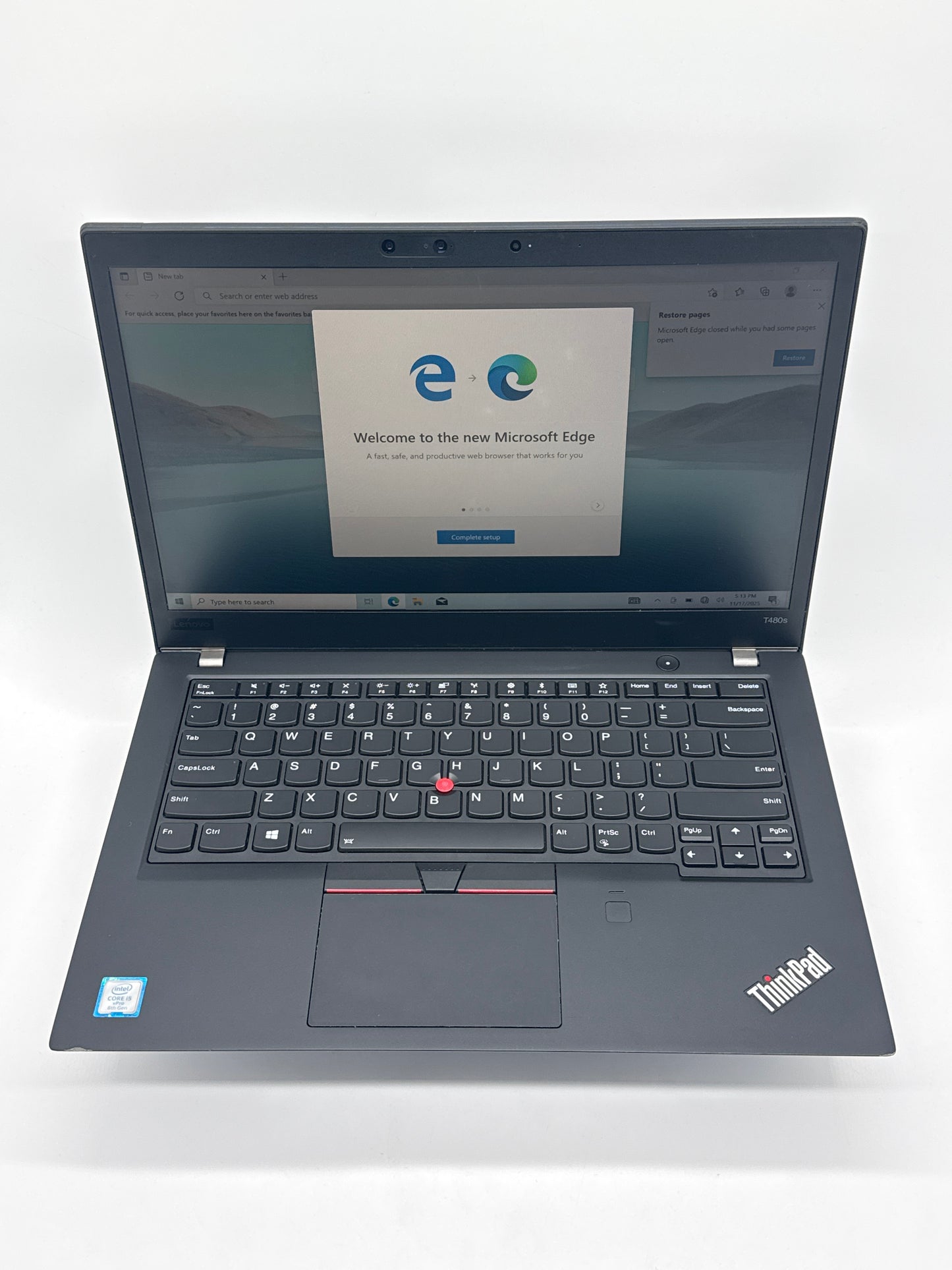 Lenovo T480s TouchScreen Laptop i5-8350U 16GB 256GB #30 READ