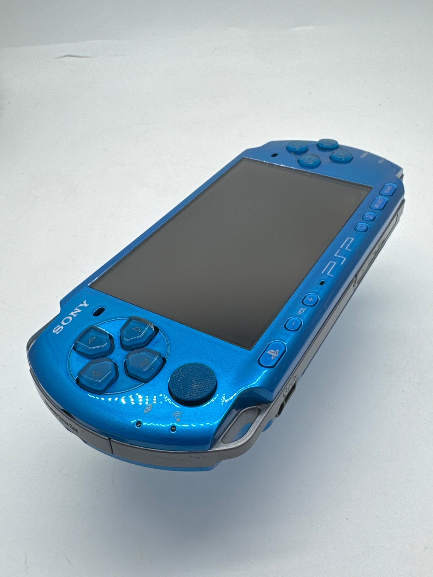 Sony PSP-3000 Blue Console #290 w/ 1200mAh Battery No Charger