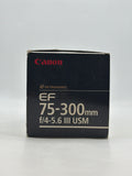 Canon EF 75-300mm f/4-5.6 III USM Telephoto Zoom Lens - Open Box image 6