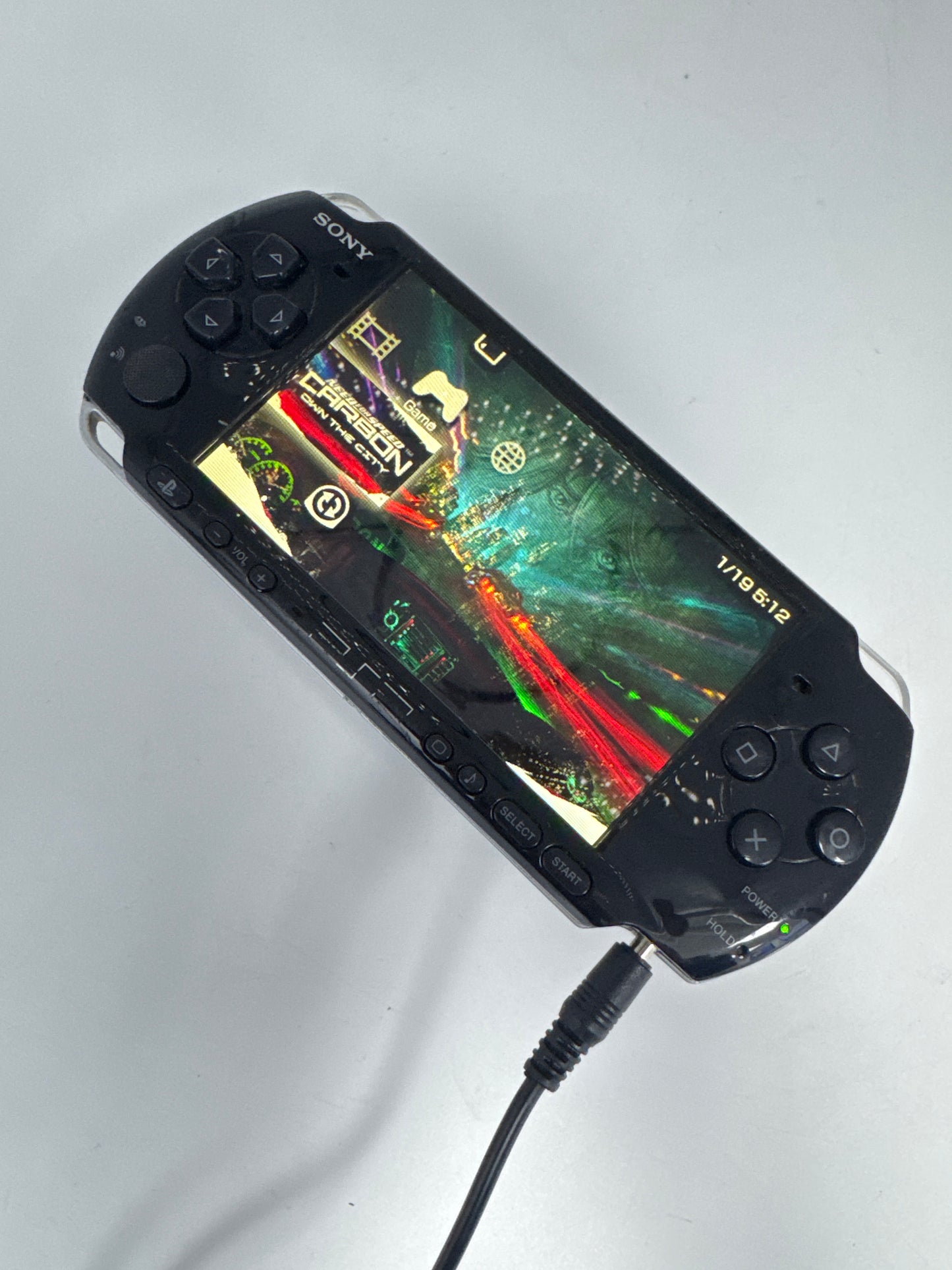 Sony PSP-3000 Console #244 No Battery or Lid No Charger BAD SQUARE BUTTON AS IS