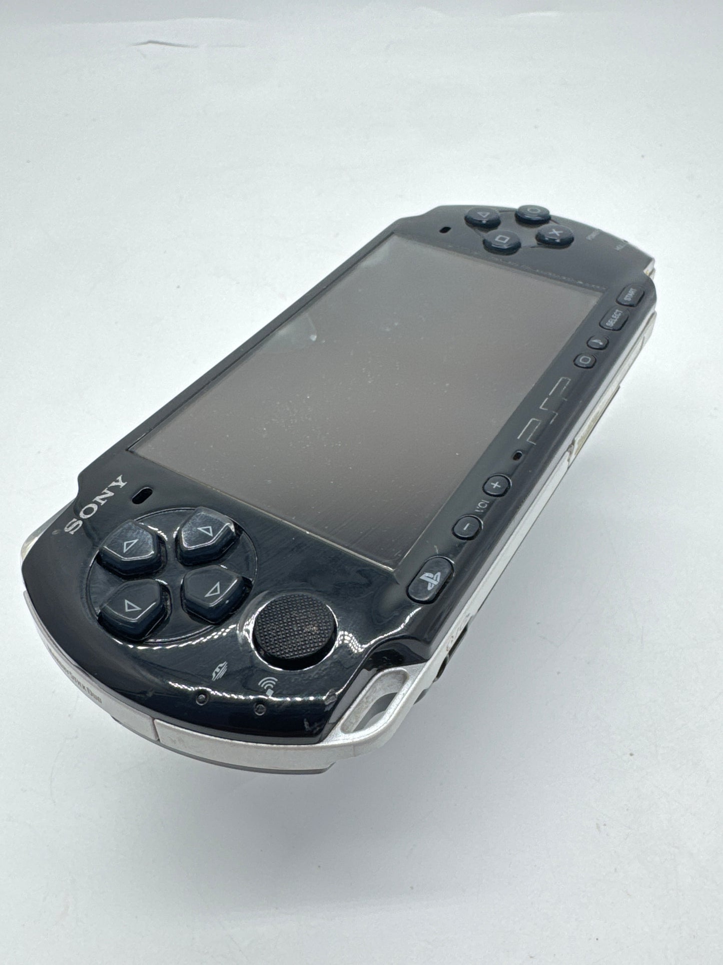 Sony PSP-3000 Black Console #309 No Battery or Lid No Charger BAD UMD AS IS