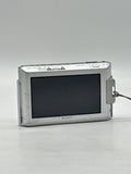 Untested Sony Cyber-shot DSC-T90 12.1MP Digital Camera Only Silver - No Battery image 2