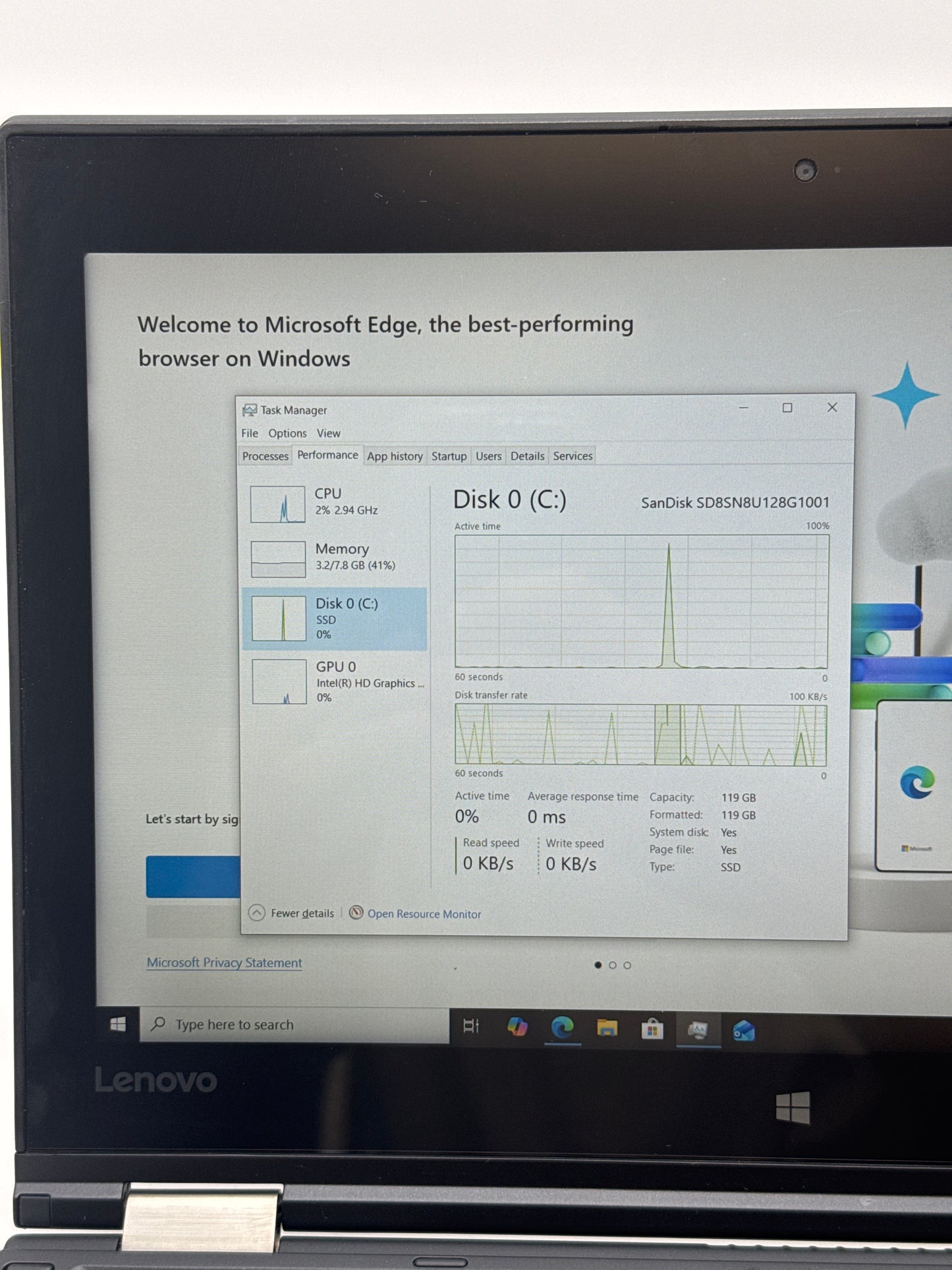 Lenovo ThinkPad Yoga 260 12.5" Touch i5-6300U 8GB RAM 128GB SSD