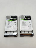 Lot of 2 Seagate Exos X16 2KH203-003 16TB 3.5" Hard Drive - Damaged image 1