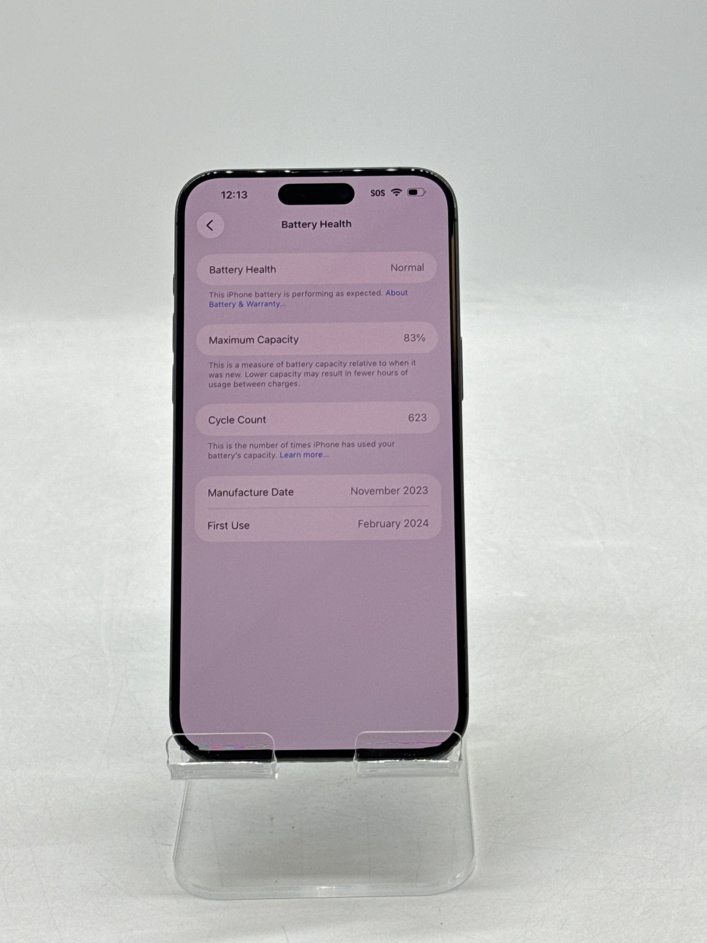 US Xfinity Mobile Apple iPhone 15 Pro Max A2849 512GB Black 83% Battery health