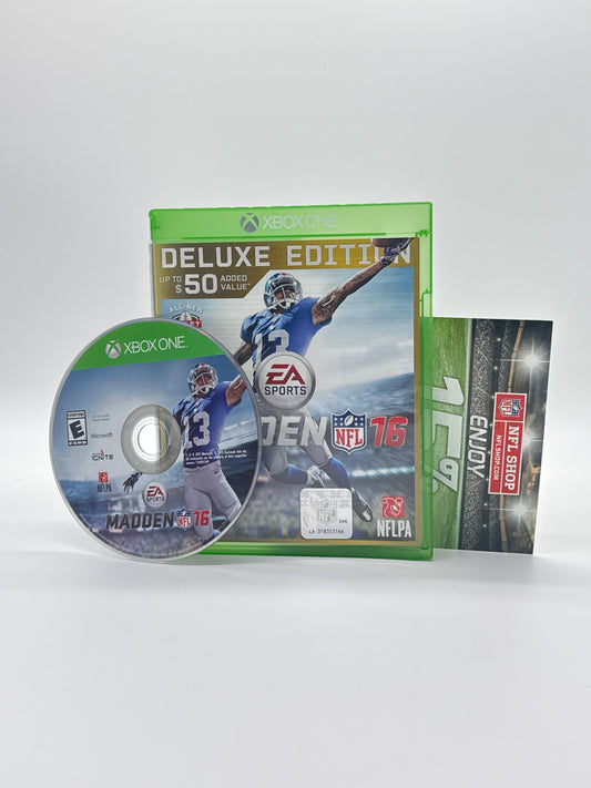 Madden NFL 16 Deluxe Edition Microsoft Xbox One 2015 EA Sports