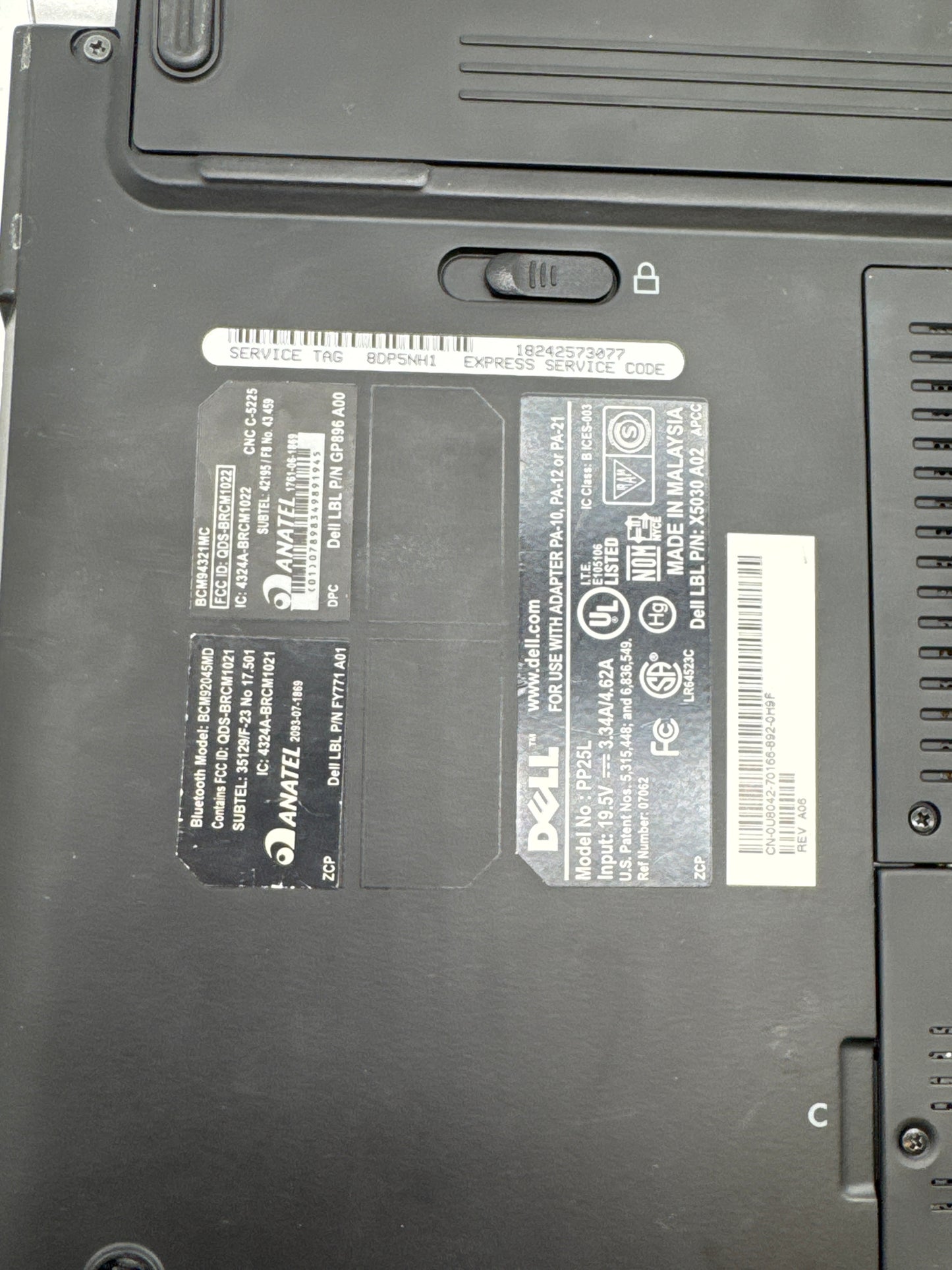 Vintage Dell XPS M1330 intel Core Duo 2  - Bad Battery