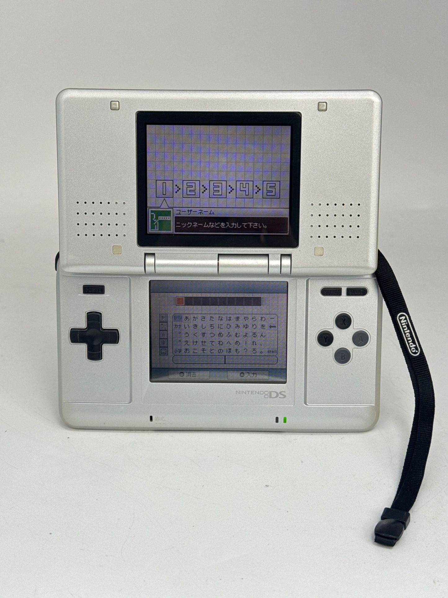 Nintendo DS Original NTR-001 Silver Console w/ Stylus Only #168 UNTESTED AS IS