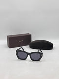 Tom Ford Sunglasses Guilliana TF1083 01A Black Frame Gray Lens 52-22-140 image 1
