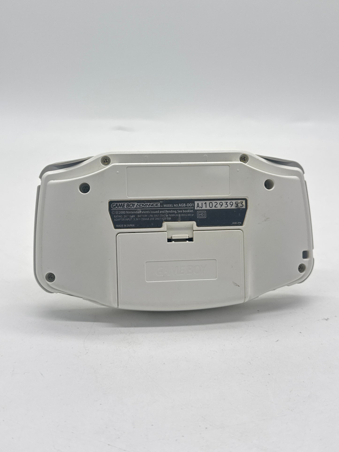 Nintendo Game Boy Advance AGB-001 White Console #634
