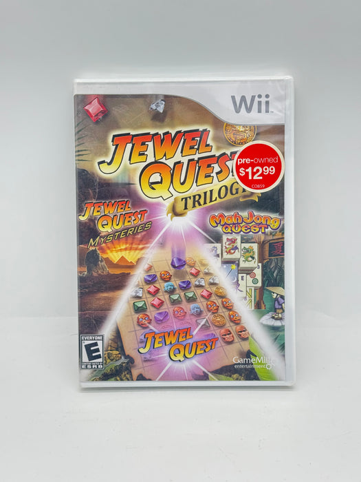 Jewel Quest Trilogy Nintendo Wii Game Complete Free Shipping