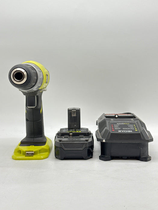 Ryobi Drill P271 18v 1/2 Inch Cordless Drill W/ Battery & Charger