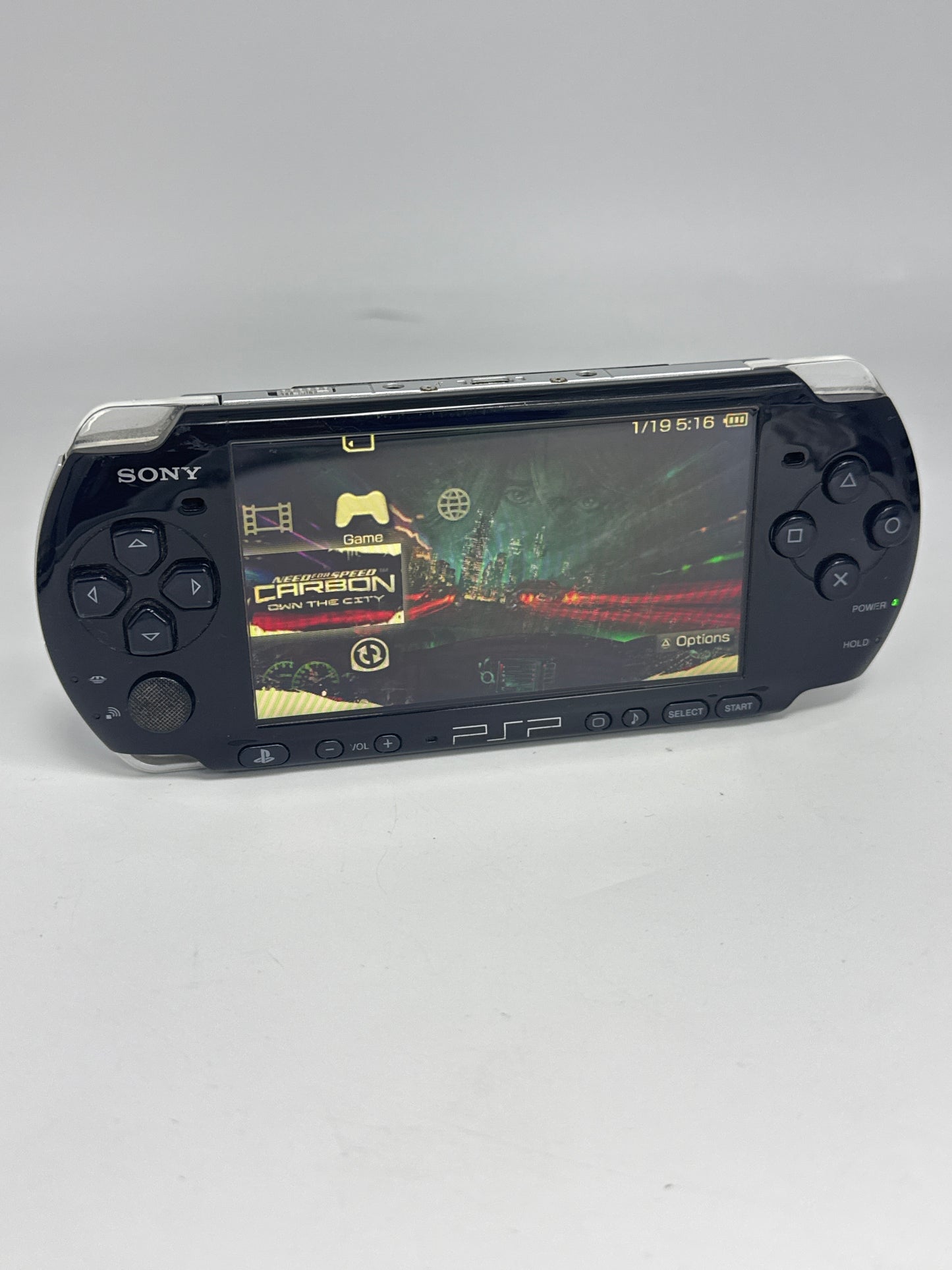 Sony PSP-3000 Black Console #245 No Battery or Lid No Charger AS IS