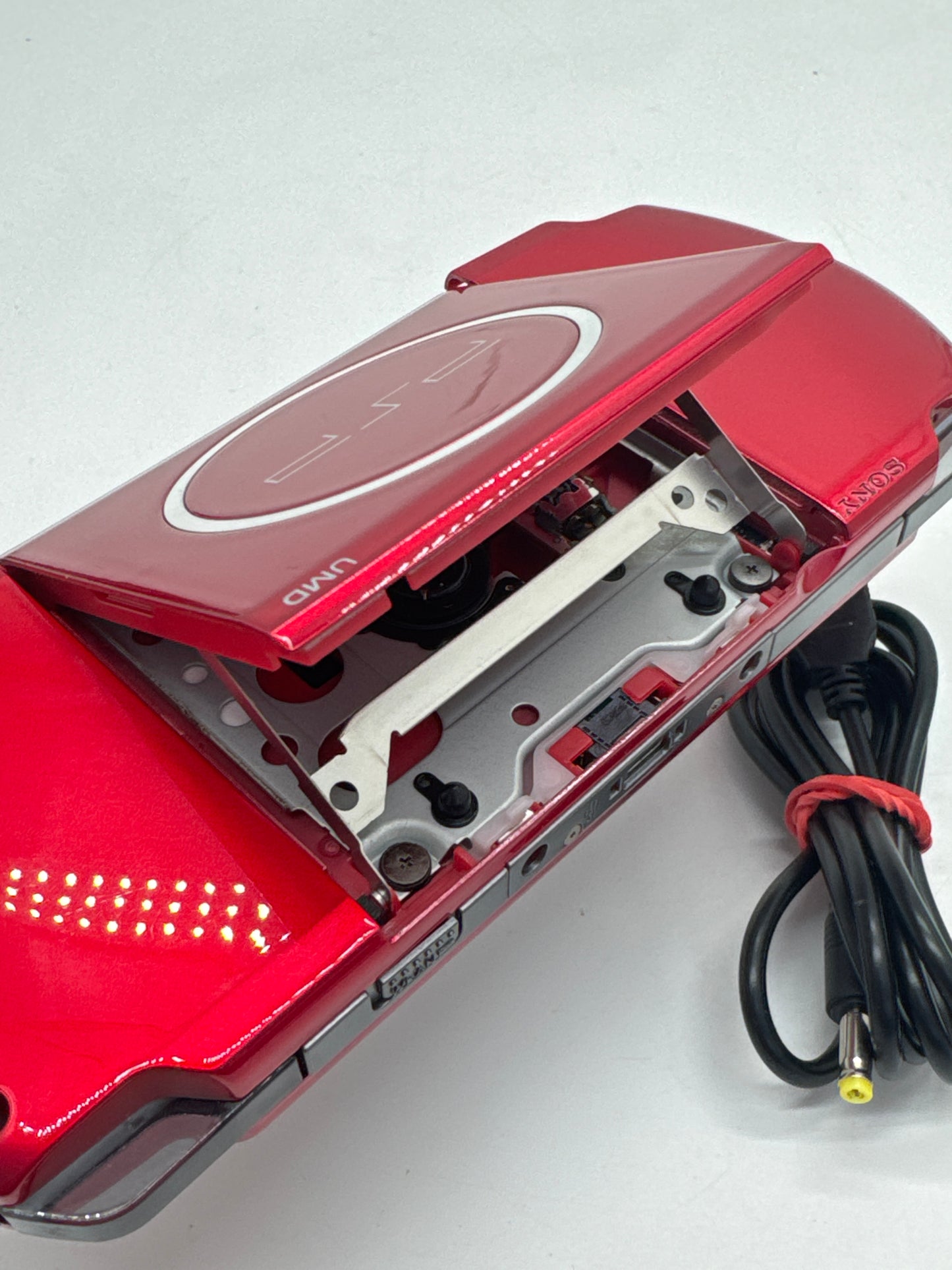 Sony PSP-3000 Red Console #58 w/ 2400mAh Battery & Charger