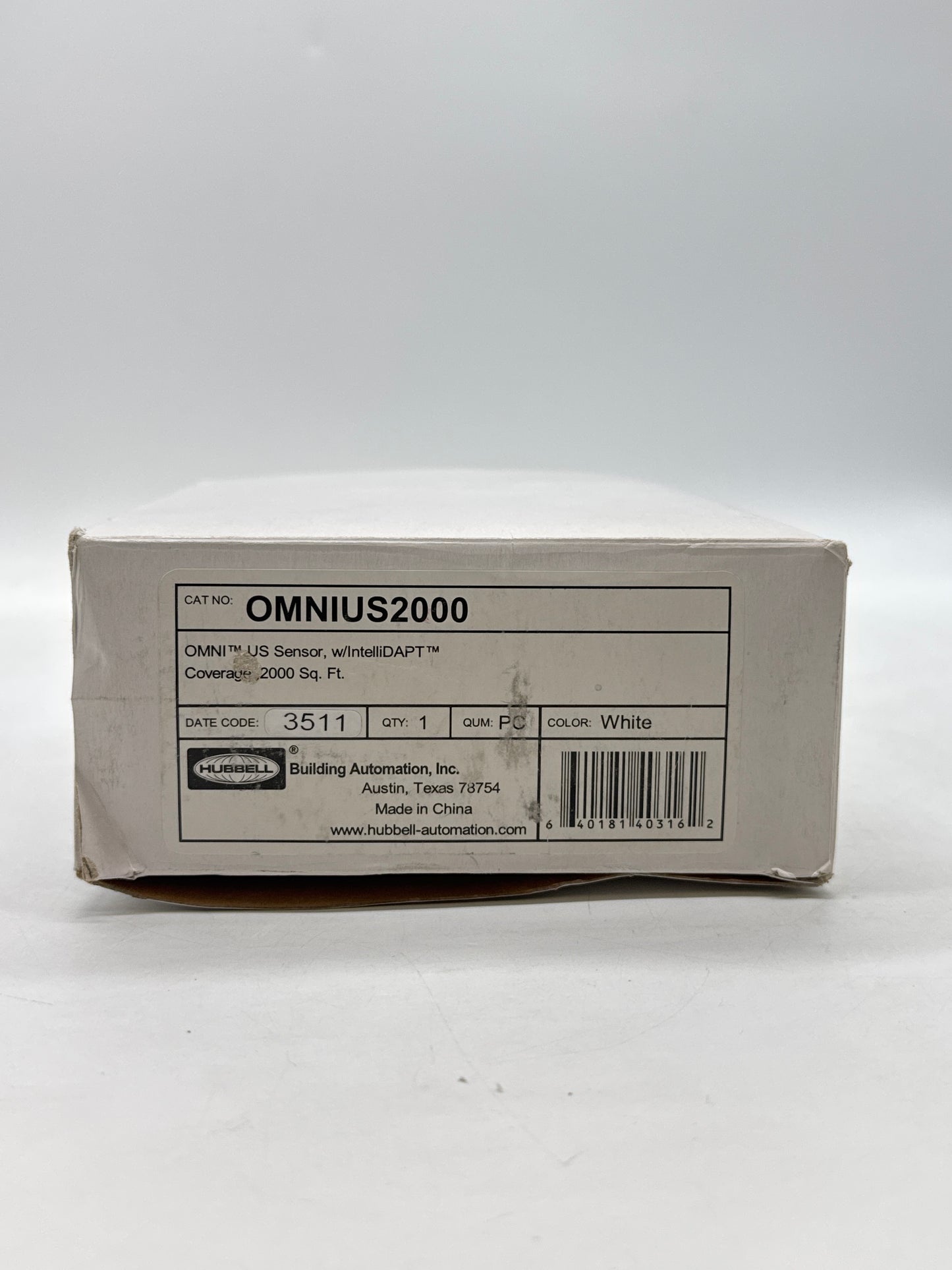 New HUBBELL OMNIUS2000 Omni US Sensor IntelliDAPT 2000 Sq Ft NIB