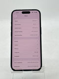 Unlocked Apple iPhone 15 A2846 128GB Black 96% Battery Health - Read! image 2