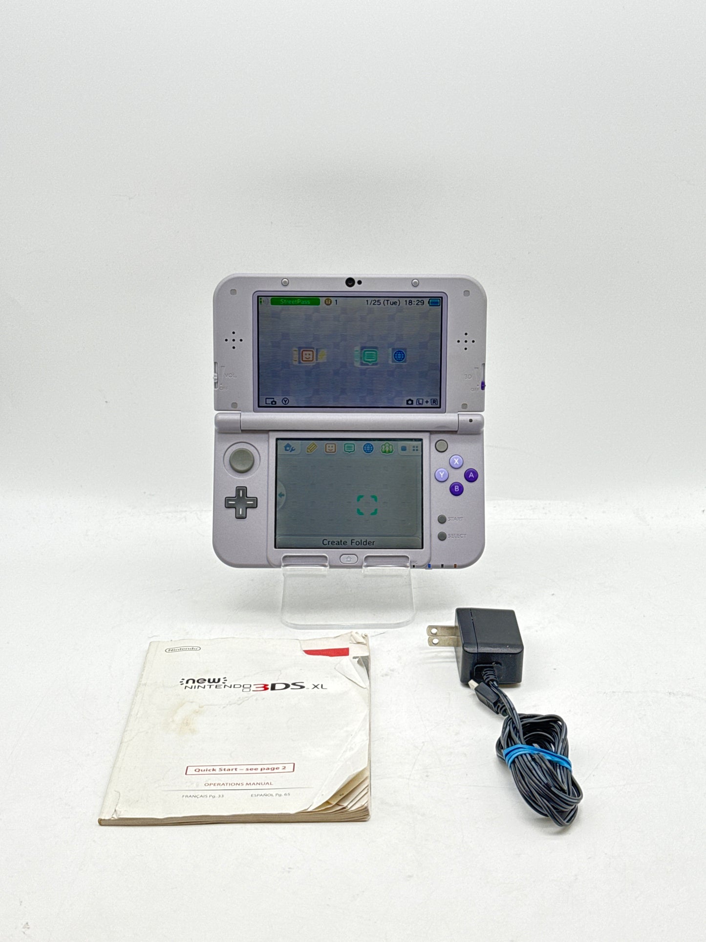 Rare Nintendo New 3DS XL Super NES Edition Handheld Console Gray - Excellent