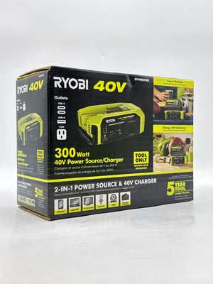 Ryobi RY40BG02B 40V 300-Watt Portable Battery Power Source Tool Only - New