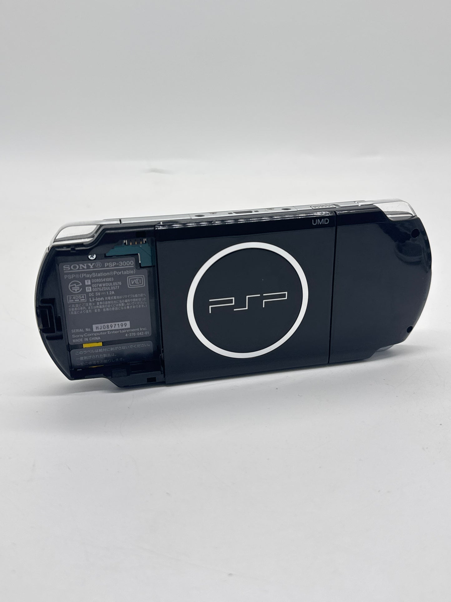 Sony PSP-3000 Black Console #241 No Battery or Lid No Charger AS IS