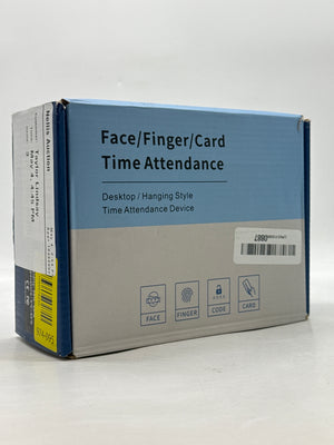 Biometric Time Clock Face Fingerprint Card Employee Attendance Machine Payroll