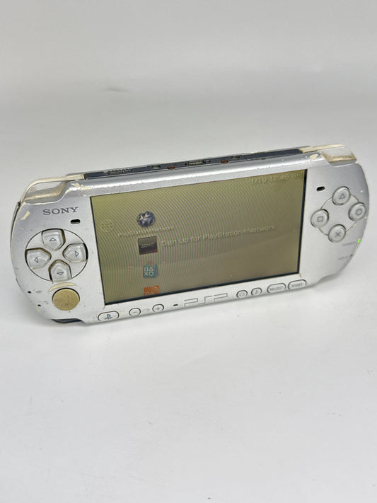Sony PSP-3000 Blue Console #233 No Battery or Back Lid No Charger BAD UMD READ AS IS